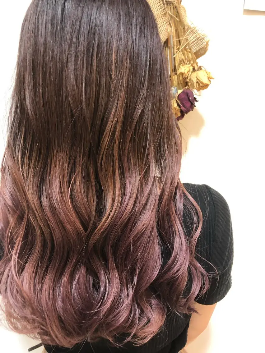 セミロング ヘアカラー NYNY大久保店松浦 正覚のヘアスタイル
