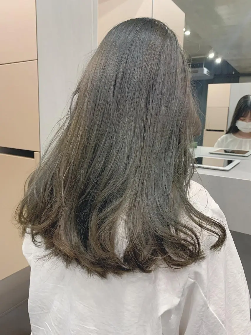 カラー カット ヘアカラー トリートメント ボブパーマコテ巻き風 パーマNo1深江秀平のヘアスタイル