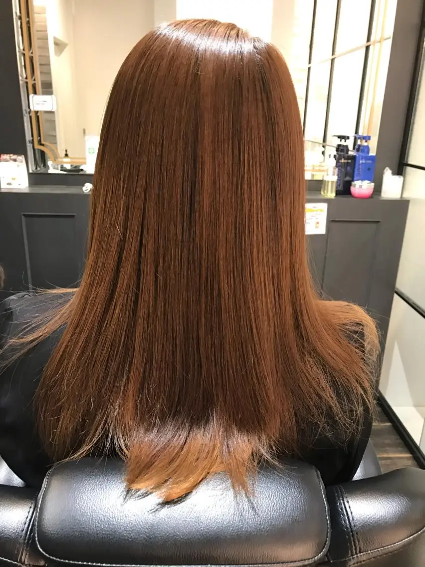 セミロング カラー パーマ ヘアアレンジ メンズ キッズ ネイル マツエク・マツパ メンズウルフカット アディクシーカラー 透明感カラー ボブ ウルフカット 藤井 仁紀のヘアスタイル