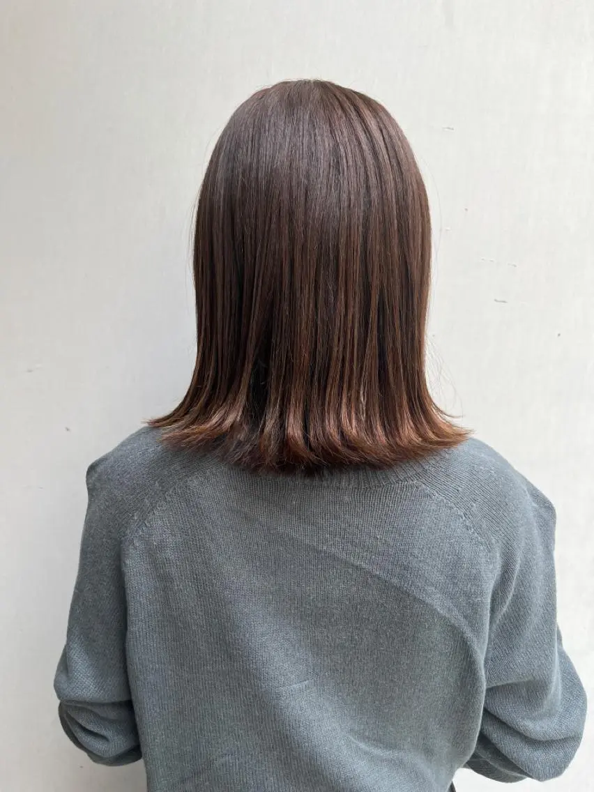 ミディアム 韓国好き🇰🇷 美容師MIKUのヘアスタイル