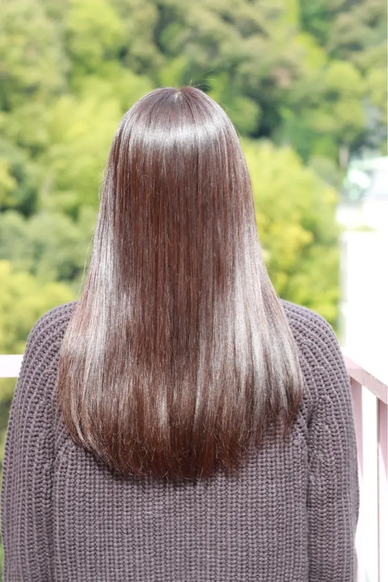 ロング カラー ベージュカラー ヘアカラー トリートメント Viage （ビアージュ）のヘアスタイル