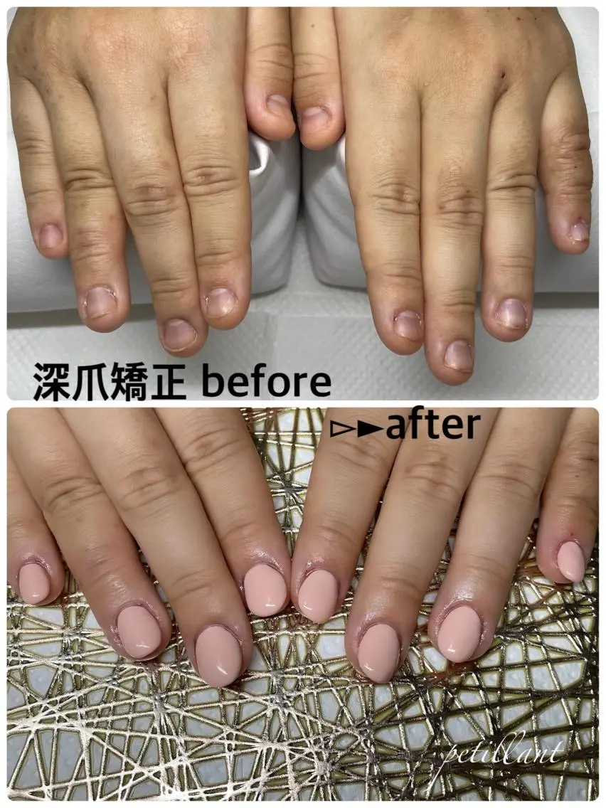 ネイル 成人式 ジェルネイル ハンドネイル ハンドケア nail salon petillantのネイルデザイン