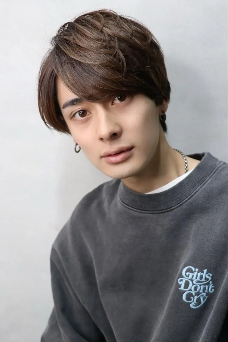 ショート メンズ アイブロウ マッシュ 眉カット メンズアイブロウ カット ヘッドスパ ヘアセット 半個室メンズ カット🥕羽鳥淳妃のヘアスタイル