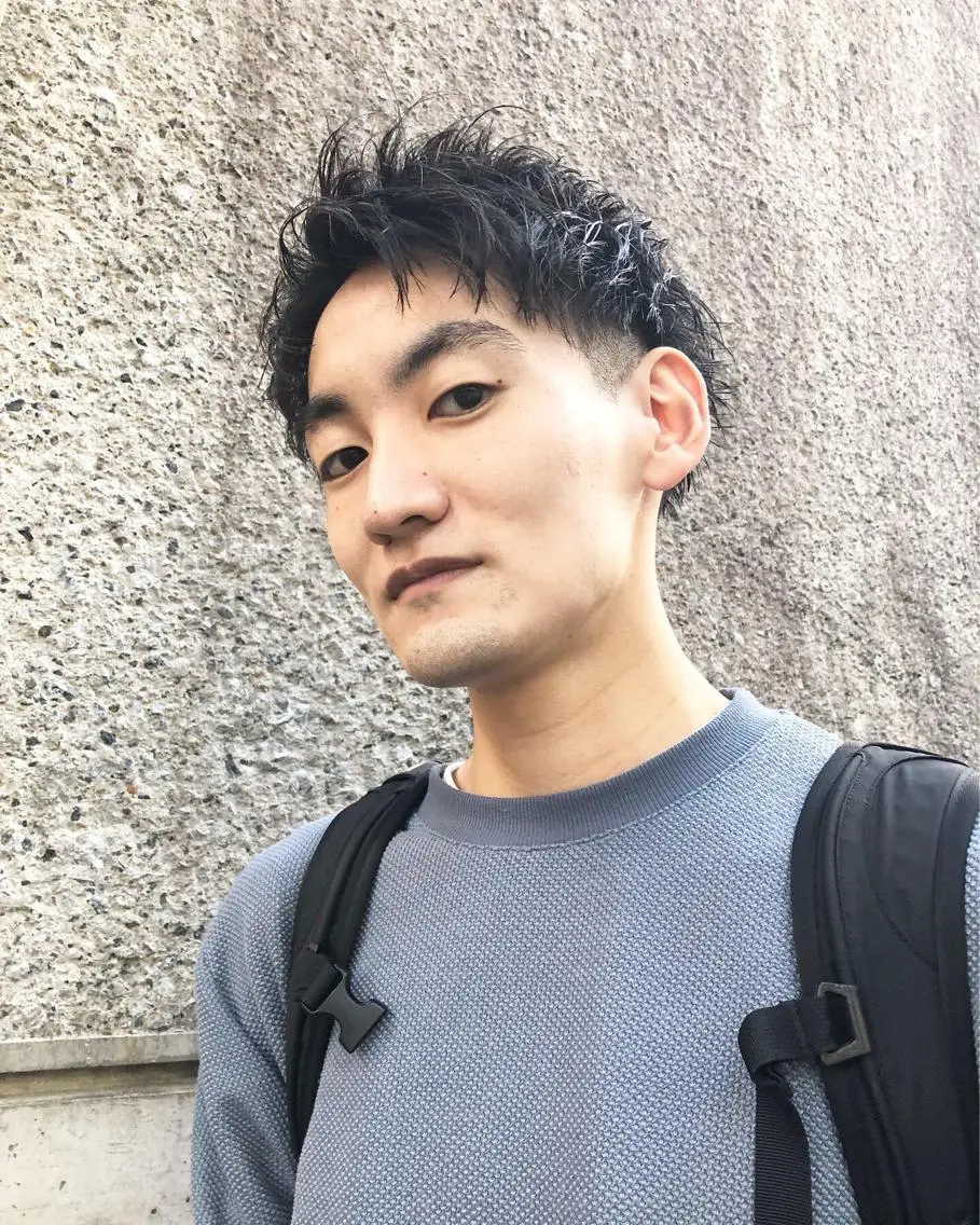 ヘアアレンジ メンズ メンズベリーショート カット トリートメント ヘアセット メンズ特化✂️栗原 侑也のヘアスタイル