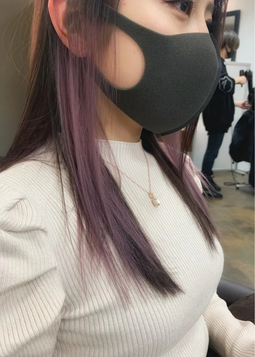 ミディアム カラー ヘアカラー トリートメント 矢野 晃平のヘアスタイル