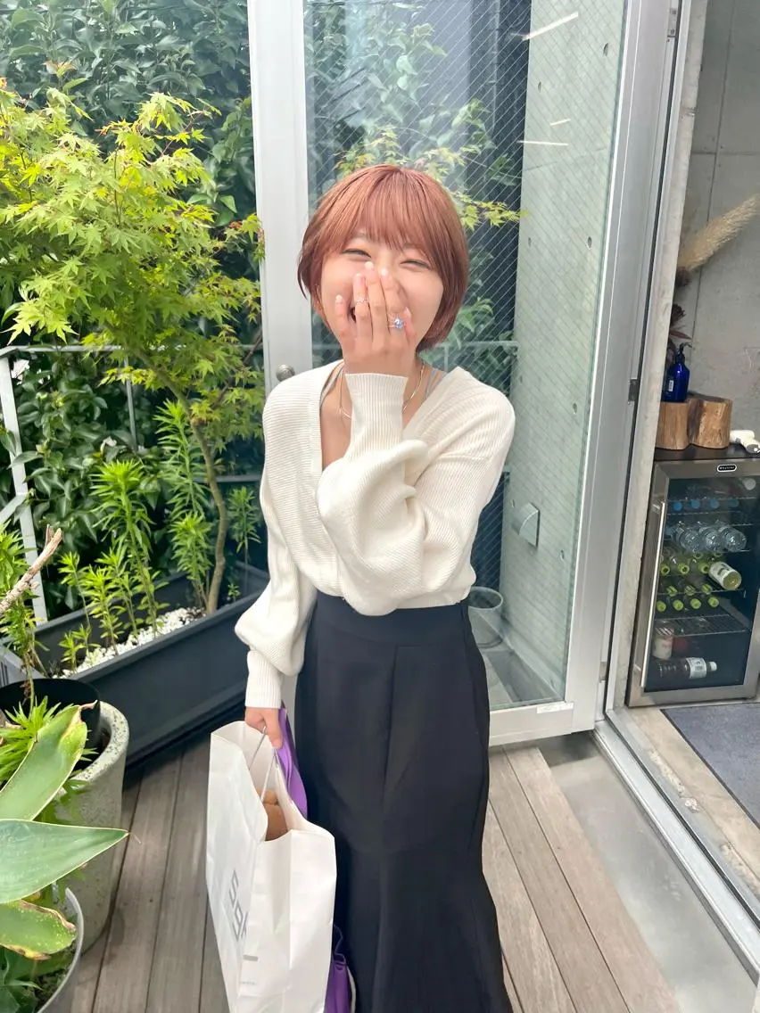 ショート カラー ベージュカラー オレンジ オレンジベージュ ショートヘア カット ヘアカラー トリートメント sakoda shunkiのヘアスタイル