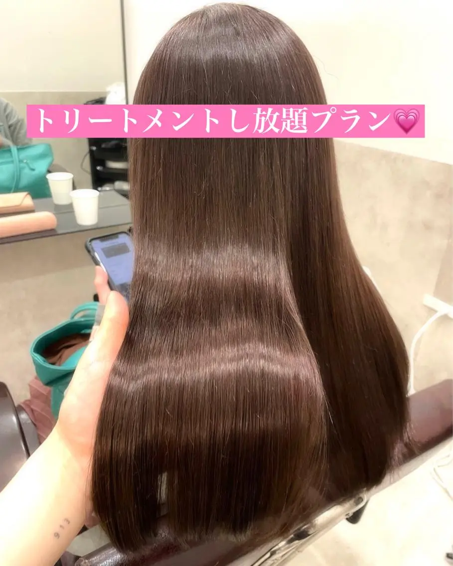 ロング トリートメント 🫧ハイトーン✨格安 より質💐マンツーマのヘアスタイル
