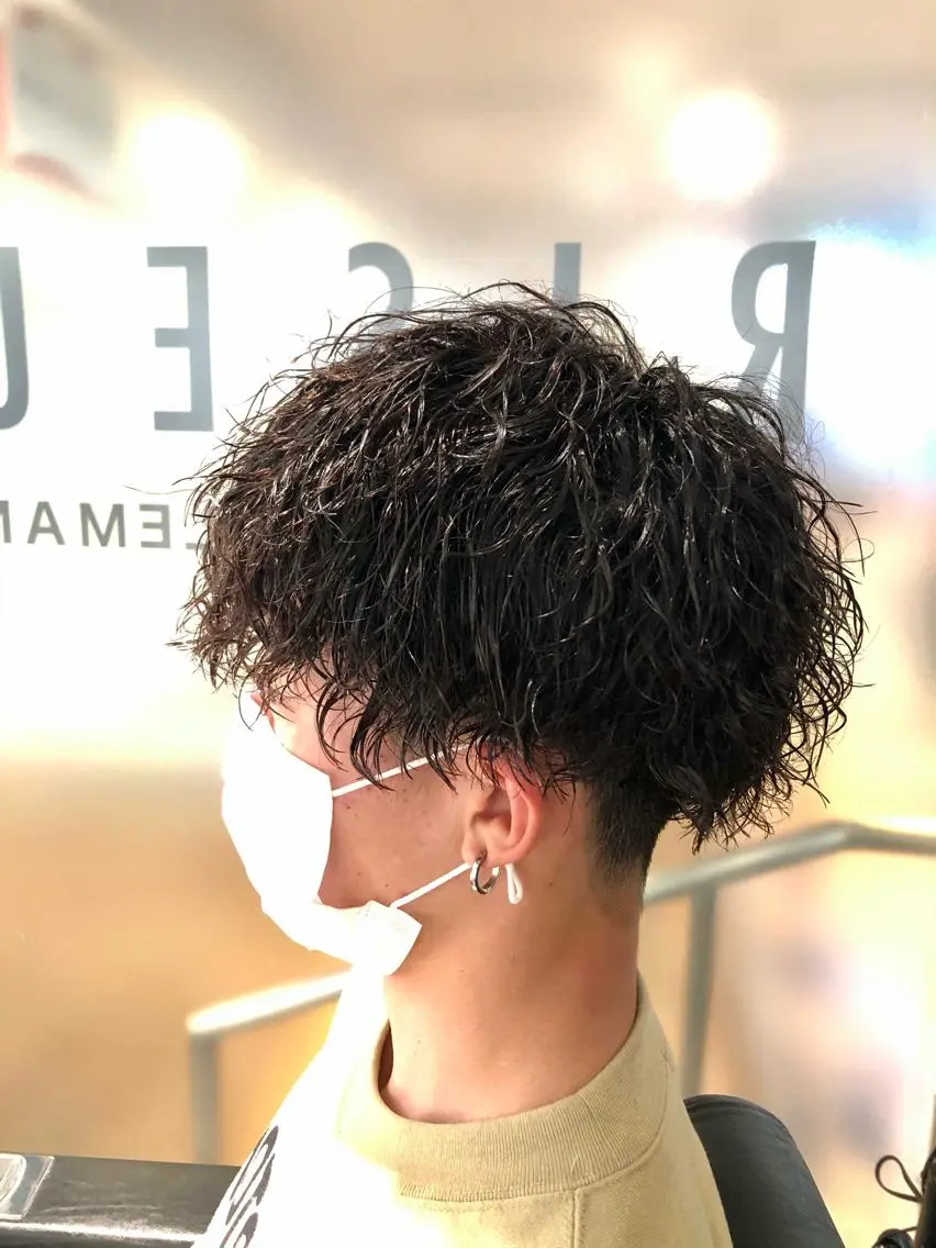 ミディアム パーマ メンズ rilune matsuoのヘアスタイル