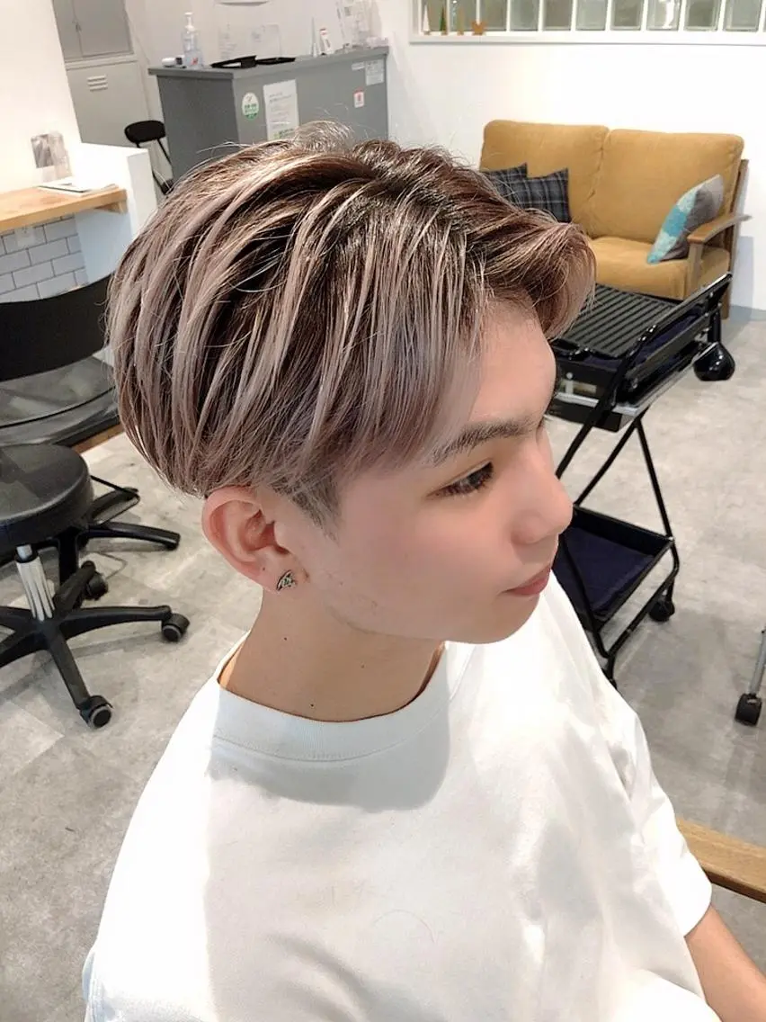 ショート メンズ マッシュ 京都美容師 塩のヘアスタイル