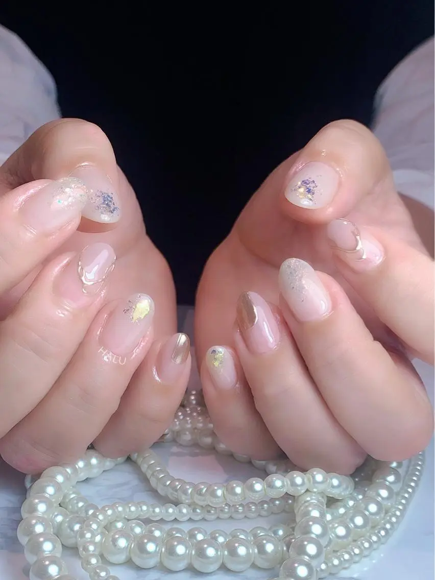 ネイル キラキラネイル HALU ハルのネイルデザイン