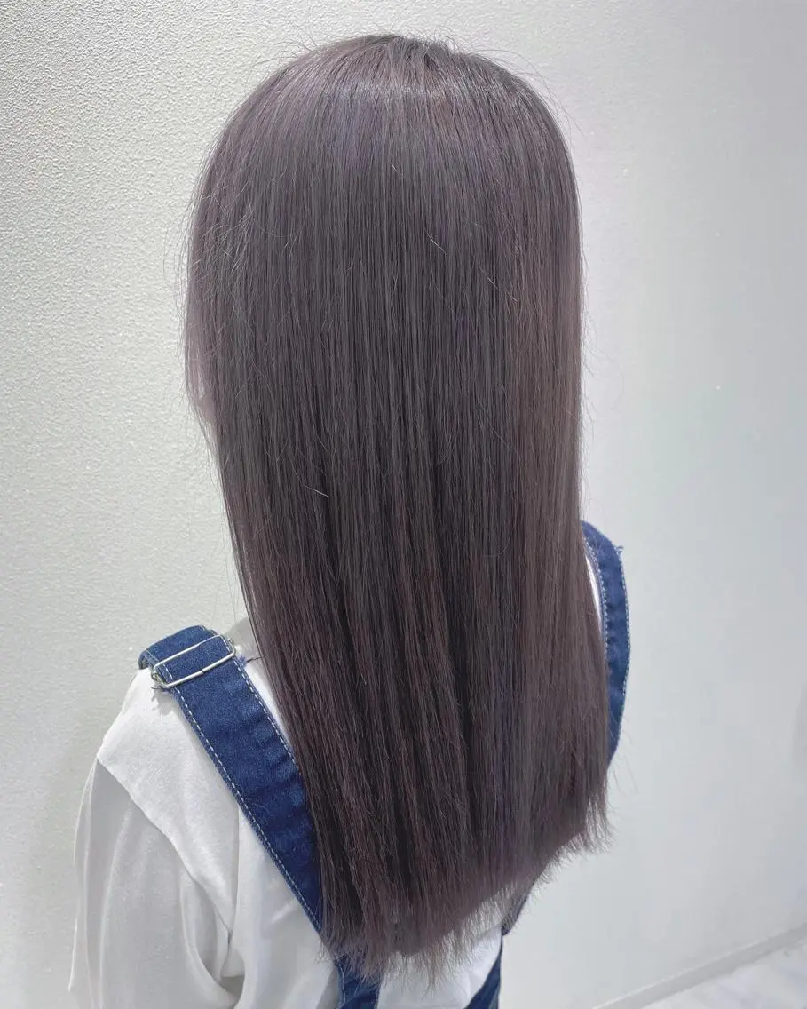 ロング カラー 💘韓国カラー💘 クルミのヘアスタイル