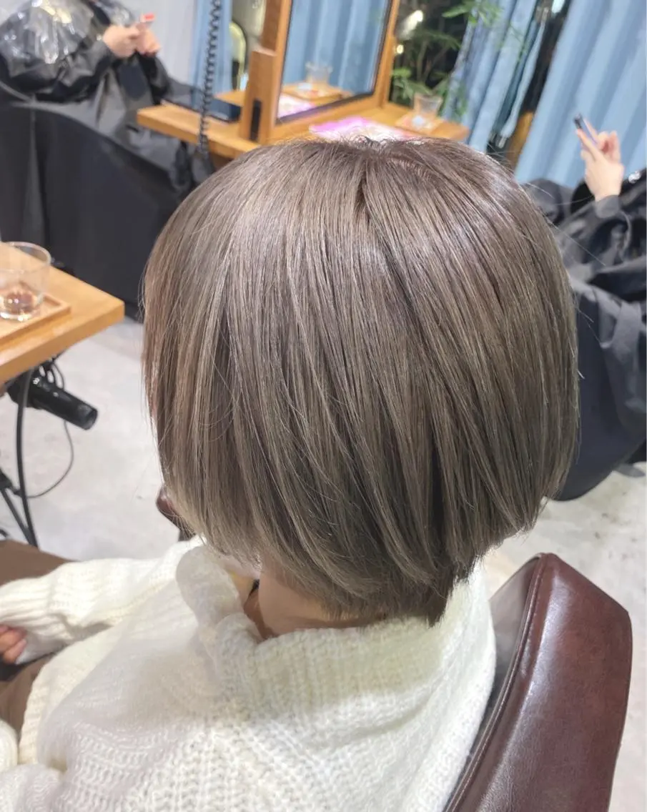ショート カット ヘアカラー トリートメント 山形酸性ストレート 古川✂︎のヘアスタイル