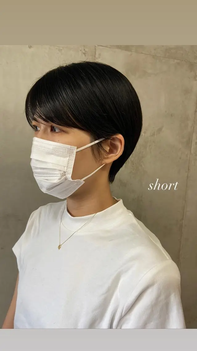 ショート カット SALTWATER AYARIのヘアスタイル