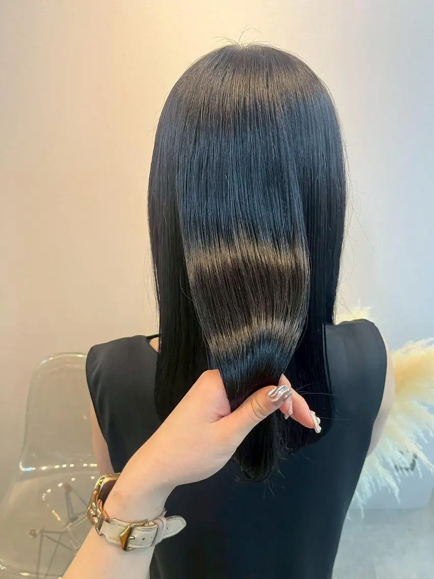 セミロング カラー ALLEN hair 梅田店のヘアスタイル