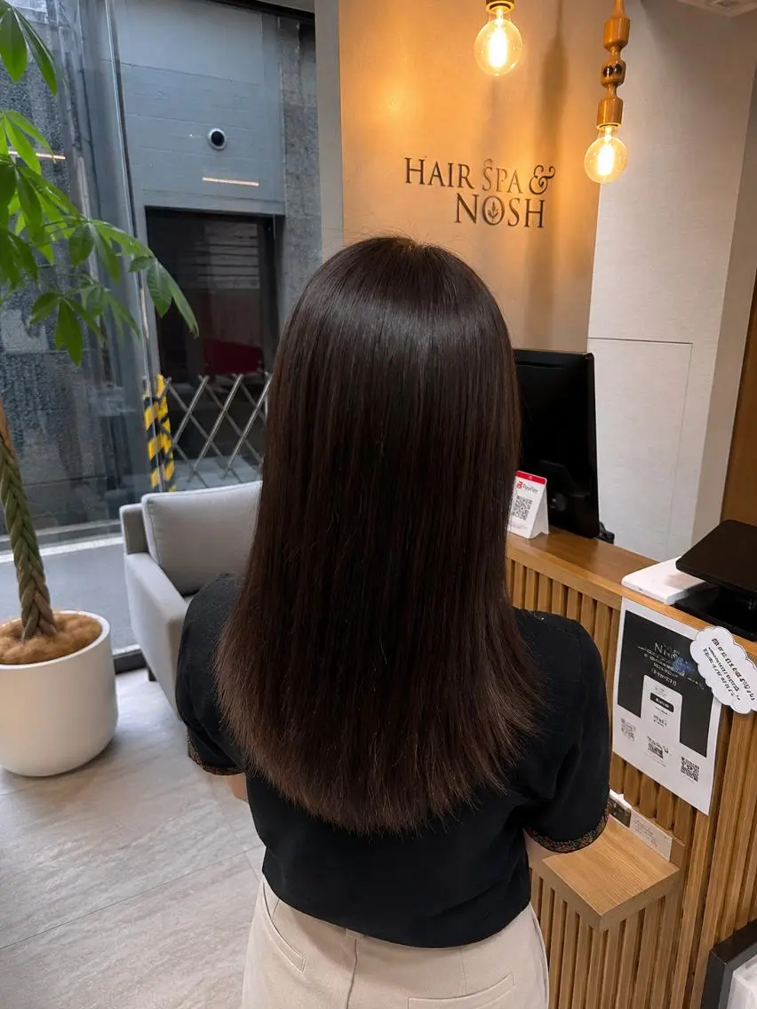 ロング トリートメント みゆう🎀 Nosh/博多千代のヘアスタイル