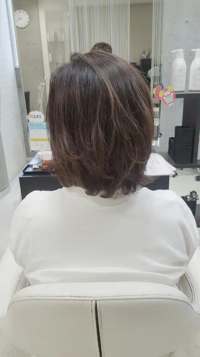 ショート ボブ レイヤーカット 髪質改善×レイヤー 高嶋のヘアスタイル