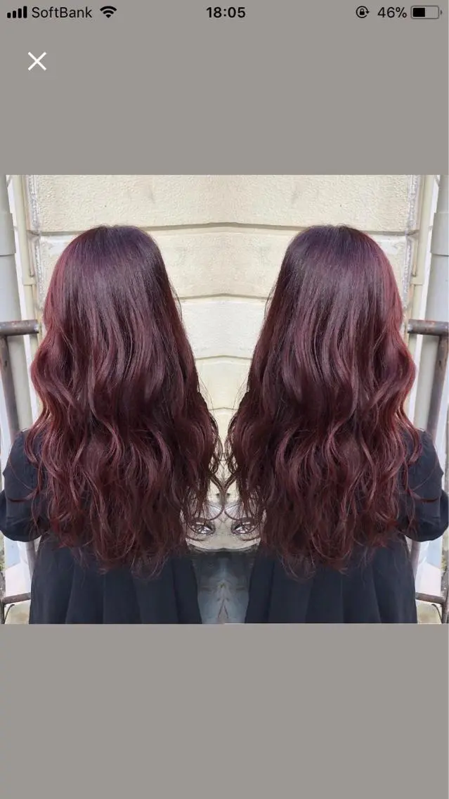 ロング ヘアカラー KR2S マネージャーのヘアスタイル