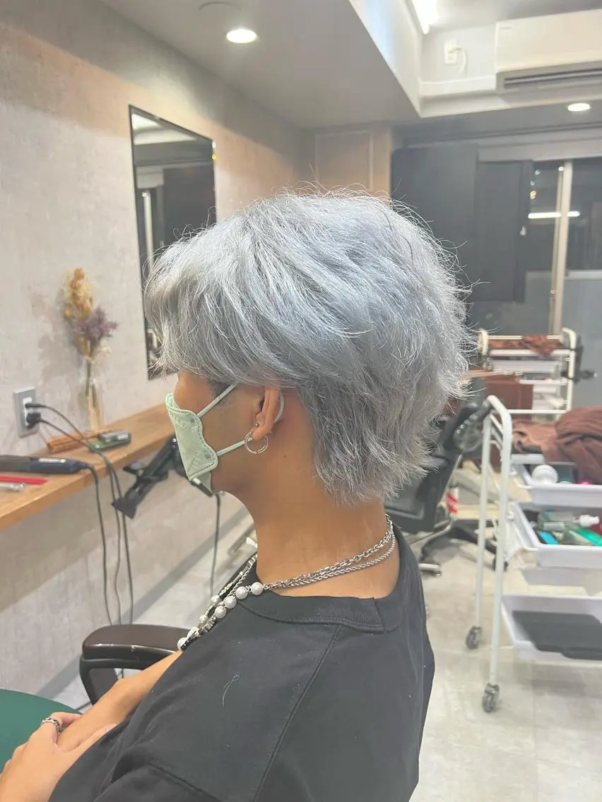 ショート カラー パーマ特化美容師 佐藤壮流のヘアスタイル