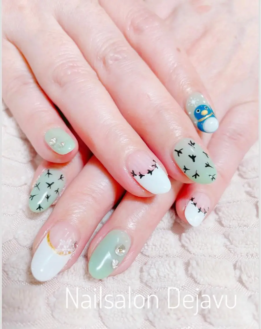 ネイル アートネイル Nail salon Dejavu 🌿のネイルデザイン