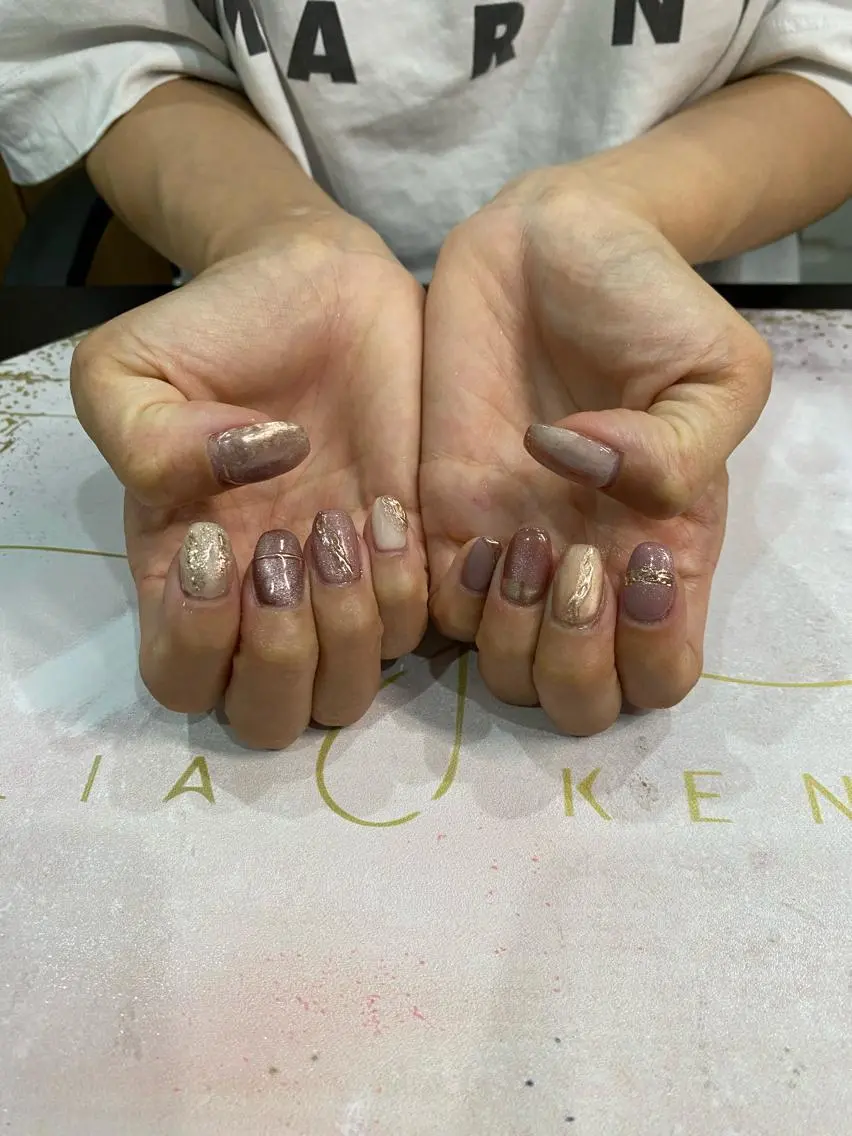 ネイル ニュアンスネイル ハンドネイル Bethlee nailsのネイルデザイン