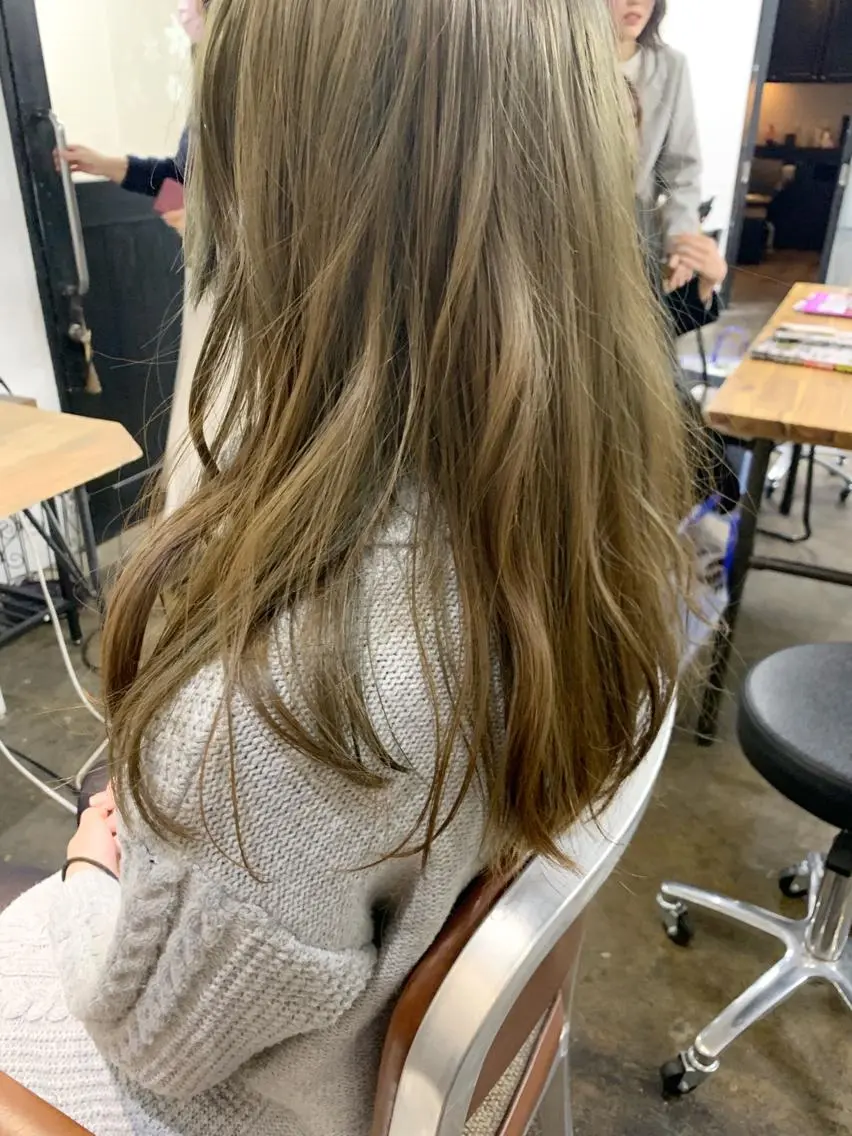 ロング カラー メンズパーマ メンズ特化ryoのヘアスタイル