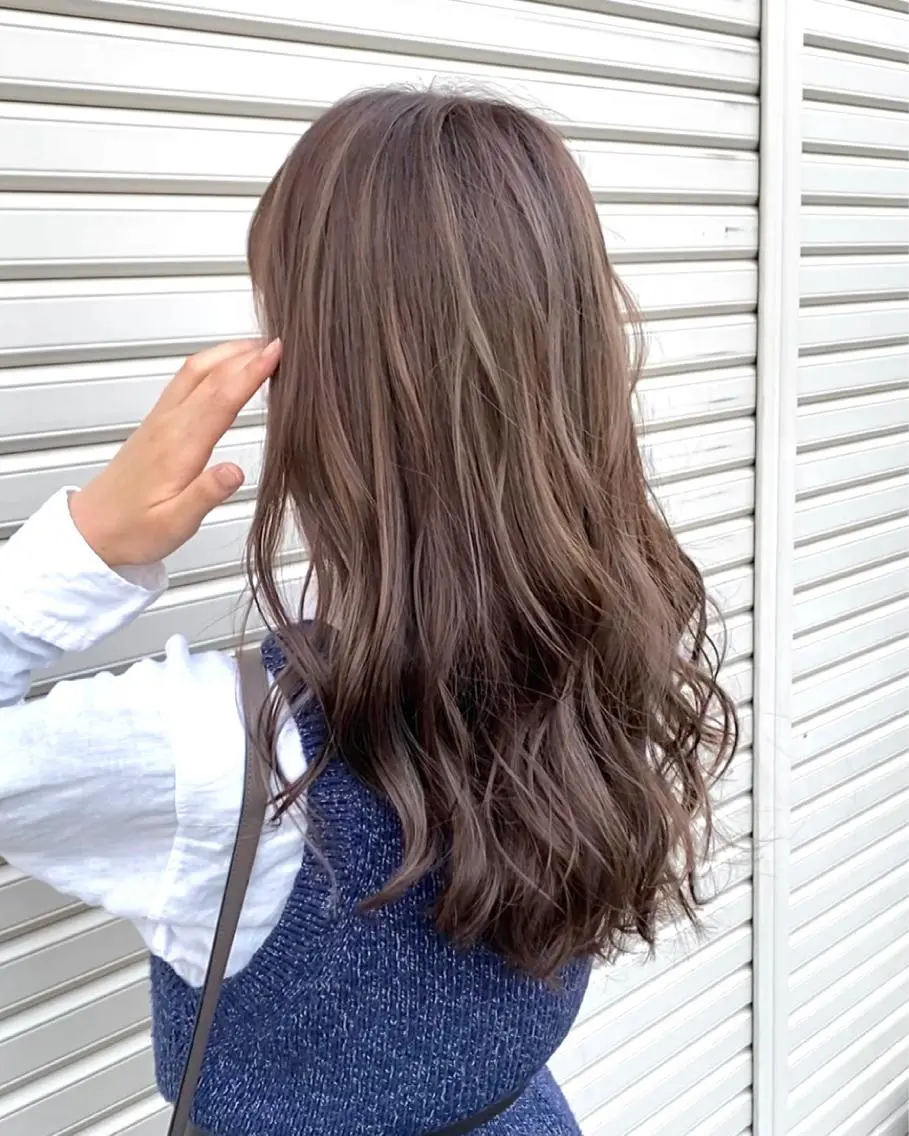 セミロング カラー カット パーマ トリートメント 当日予約🆗ショート /ハイライト/松本のヘアスタイル