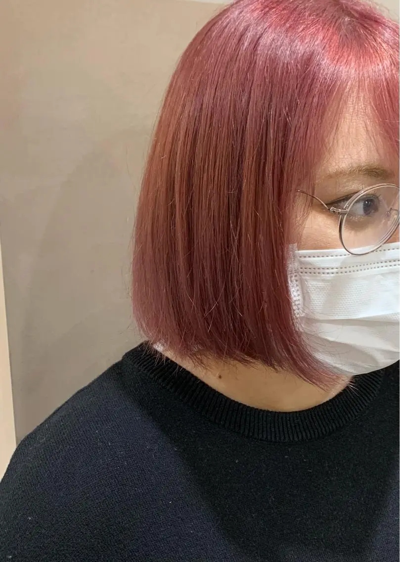 ショート カラー ブリーチ 中沢梨々花 🎀透明感カラーのヘアスタイル