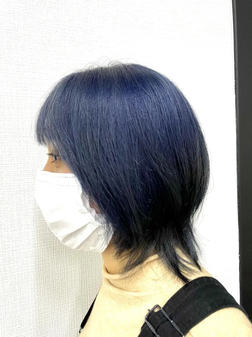 ミディアム カラー ヘアアレンジ キッズ ハイトーンカラー 縮毛矯正/ジャックのヘアスタイル