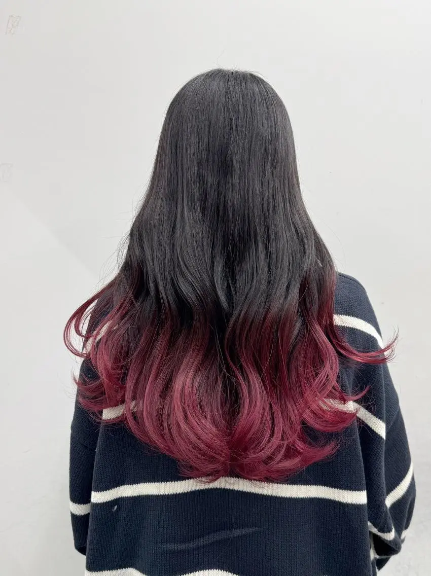 カラー ロング ヘアカラー トリートメント 【公式】amble luxe池袋東口🩷のヘアスタイル
