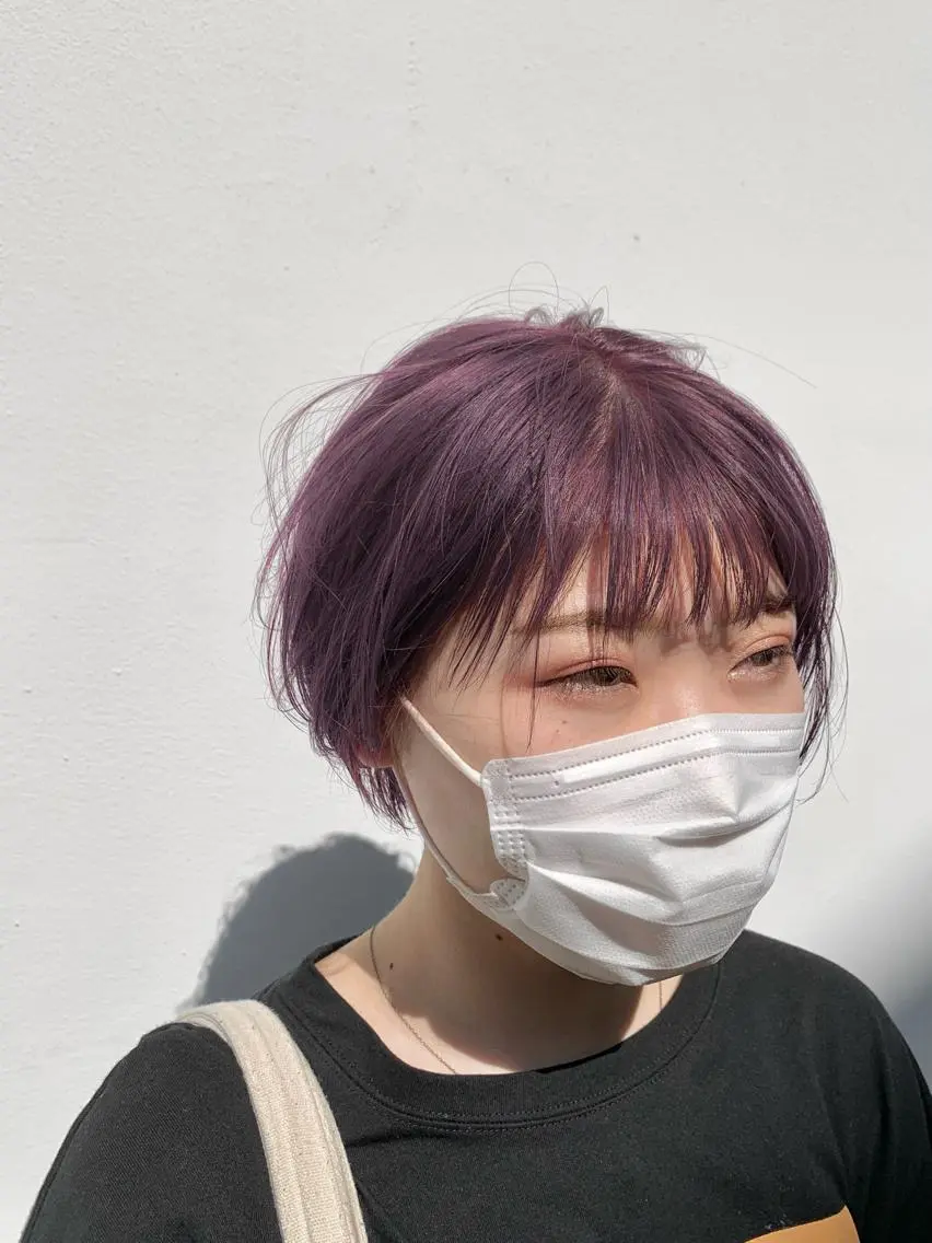 ショート カット ヘアカラー トリートメント よしだ とおいのヘアスタイル