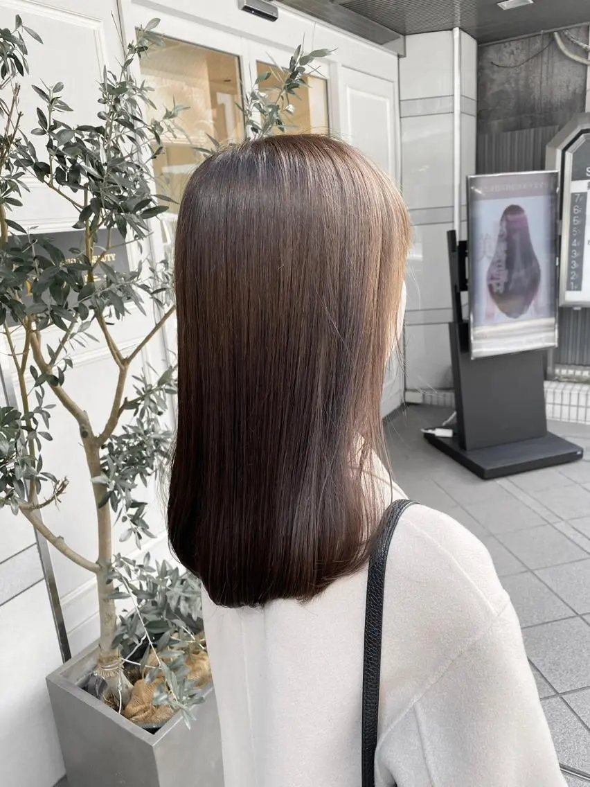 ロング カラー 縮毛矯正/髪質改善 コヤマのヘアスタイル
