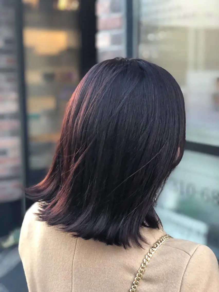 ミディアム カラー 永井大樹✨ 透明感カラー✨のヘアスタイル