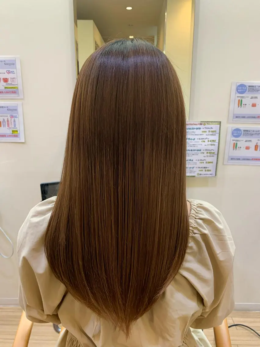 セミロング トリートメント 酸熱トリートメント 板倉 花連 💌リピーター様へ↓のヘアスタイル