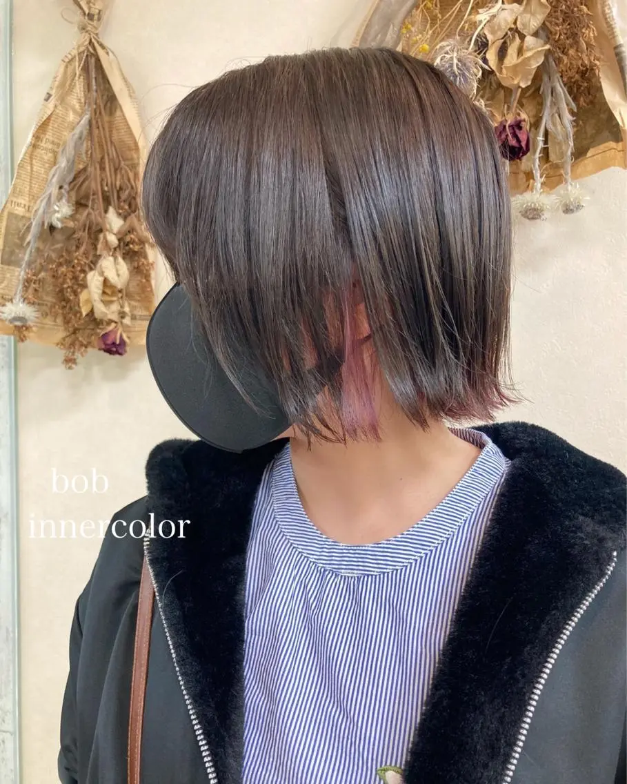 ショート カラー 切りっぱなしボブ ショートボブ ハンサムショート ブリーチ インナーカラー カット ヘアカラー トリートメント 初めてのショート お任せください✂️のヘアスタイル