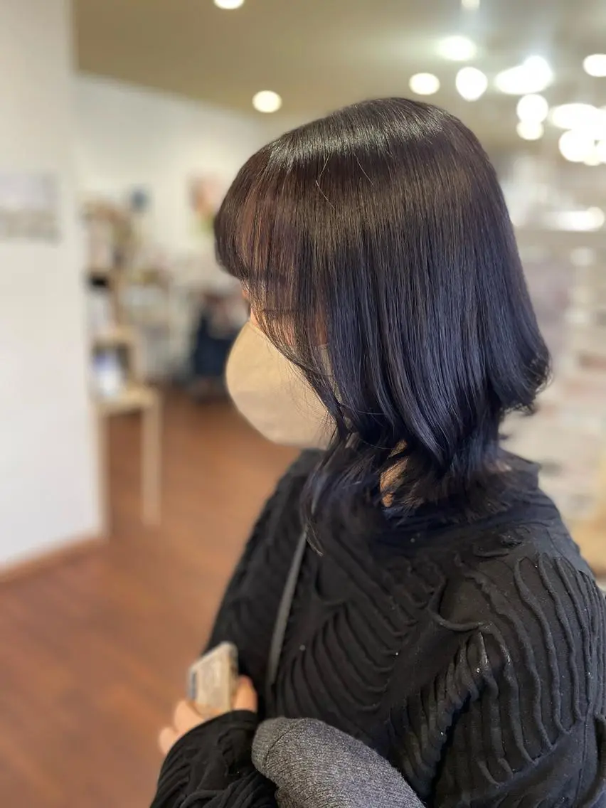 ミディアム カラー カット ヘアカラー トリートメント エクステ/プルエク/ rita/フルヤマのヘアスタイル