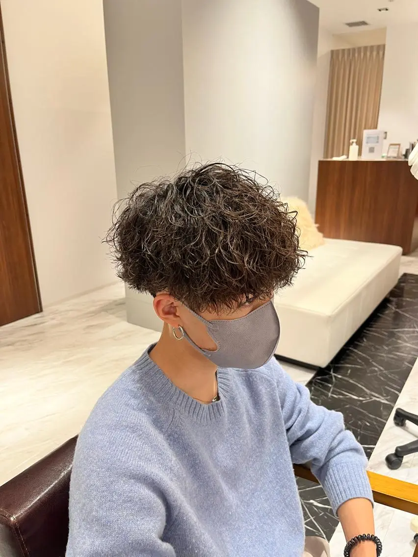 ショート パーマ メンズ 瀧野 翔吾【メンズ特化】のヘアスタイル