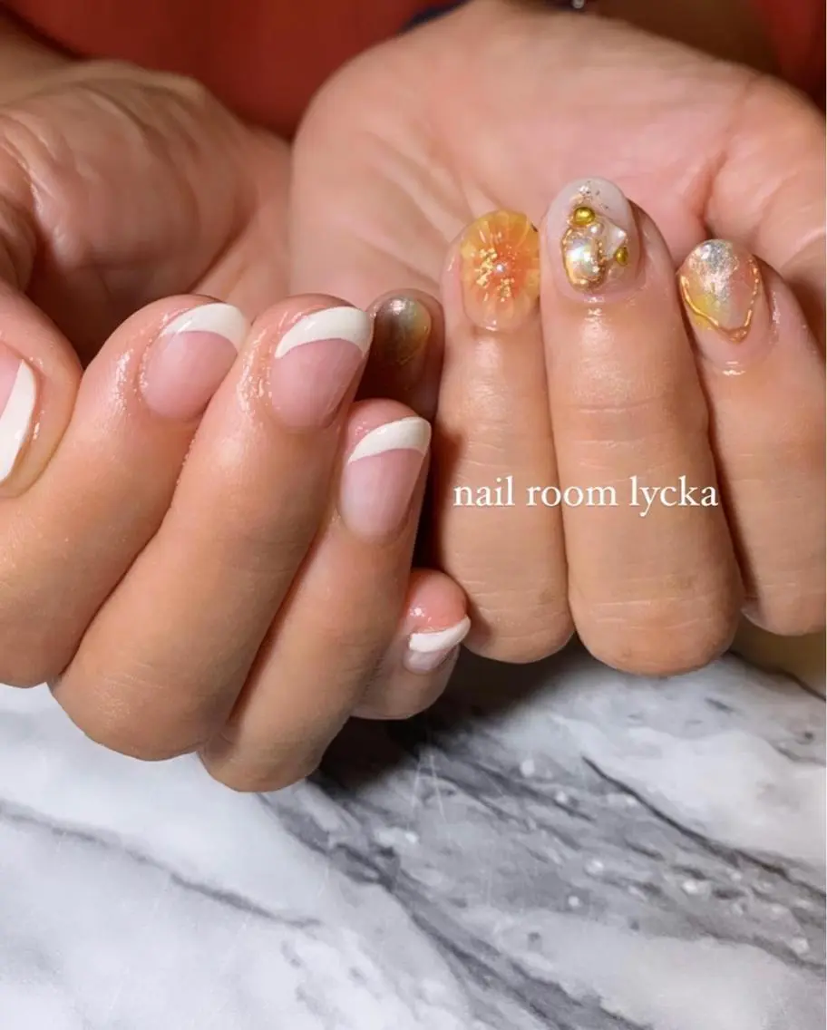 ネイル ネイルルームリッカ 𝐦𝐚𝐲𝐮のネイルデザイン