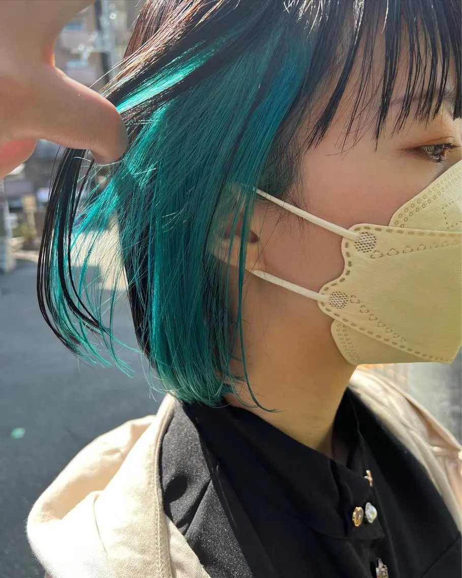ショート カラー カット ヘアカラー トリートメント スダユーヤ 💫推しカラーウルフのヘアスタイル