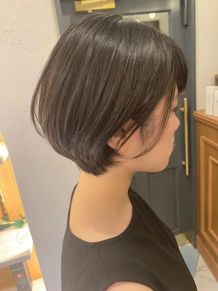 ショート 丸みショート ショートヘア 石畑結華 Lond店長のヘアスタイル