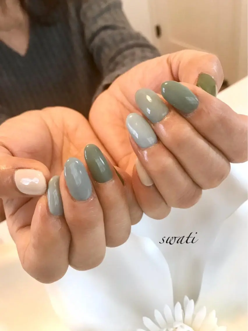 ネイル アートネイル グラデーション オフィスネイル ワンカラーネイル シンプルネイル yuko (ネイリスト)のネイルデザイン