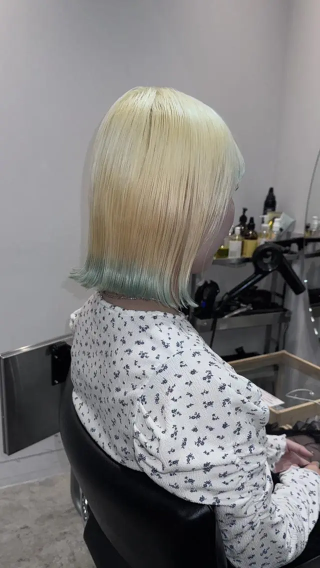カラー ヘアカラー トリートメント サイレント美容師 アイリィのヘアスタイル