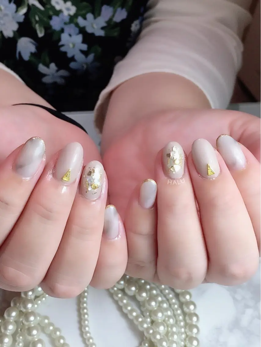 ネイル オフィスネイル HALU ハルのネイルデザイン