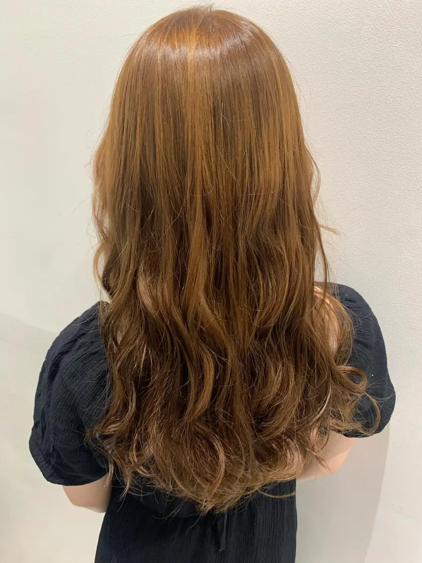 ロング カラー ヘアアレンジ 🐝岡本 柚葉🐝のヘアスタイル