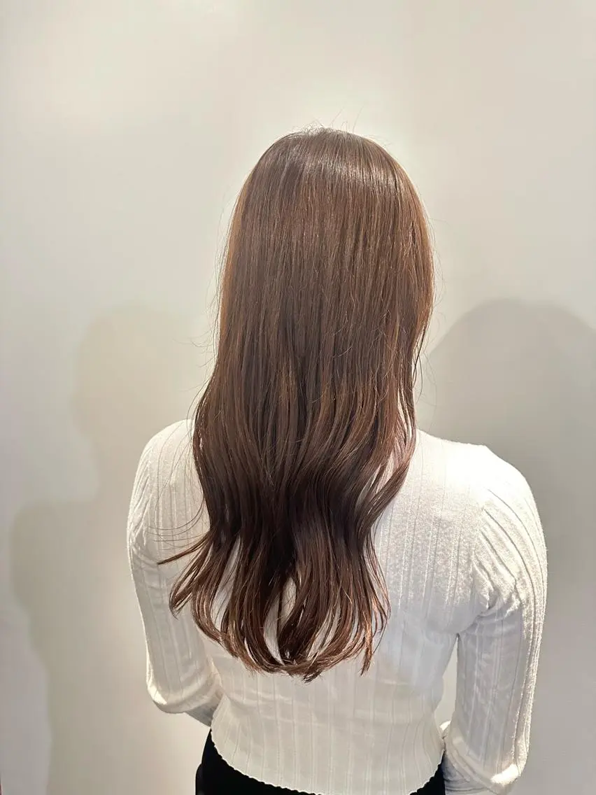 ロング カラー 齋藤 拓麻のヘアスタイル