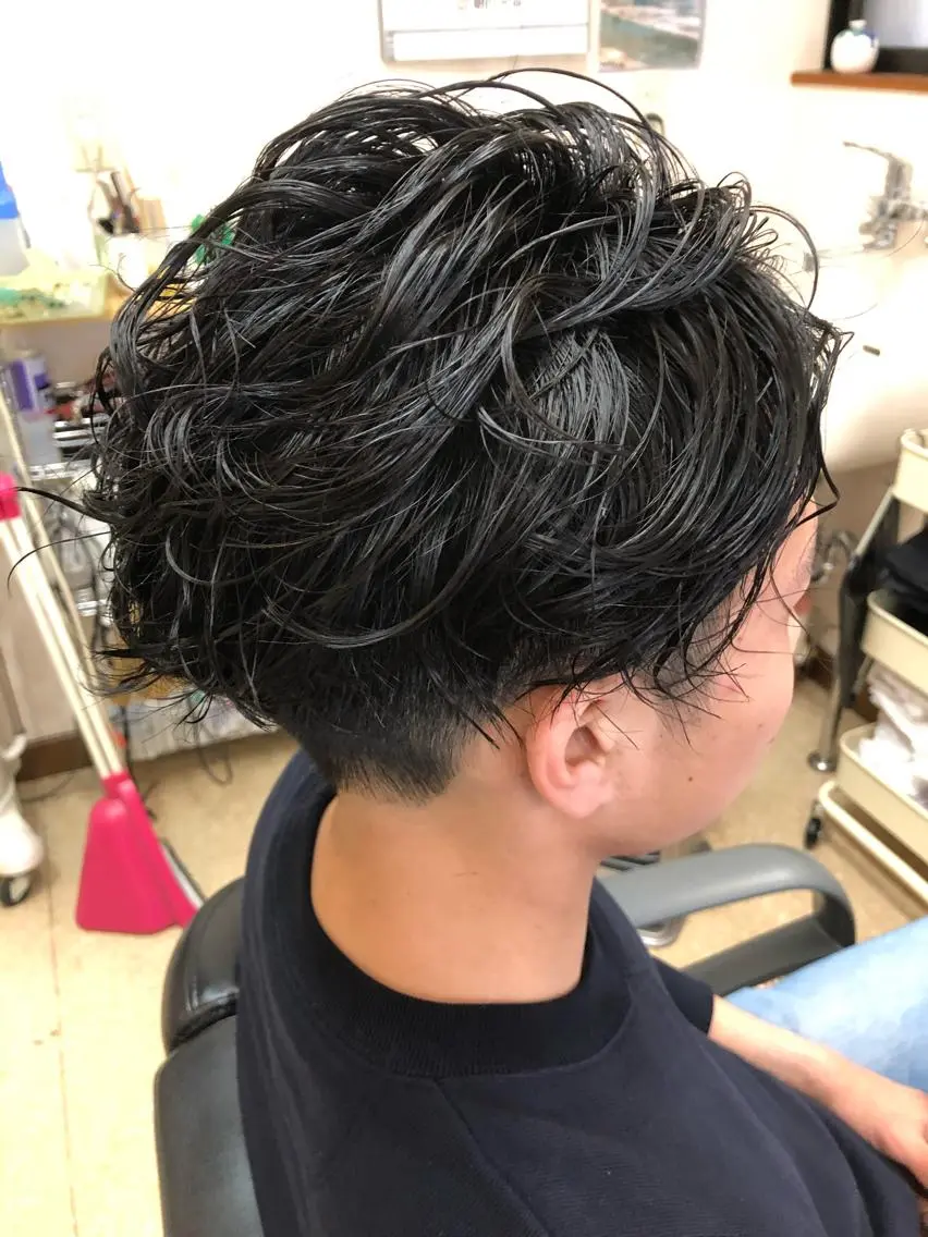 パーマ メンズ 石塚 浩のヘアスタイル