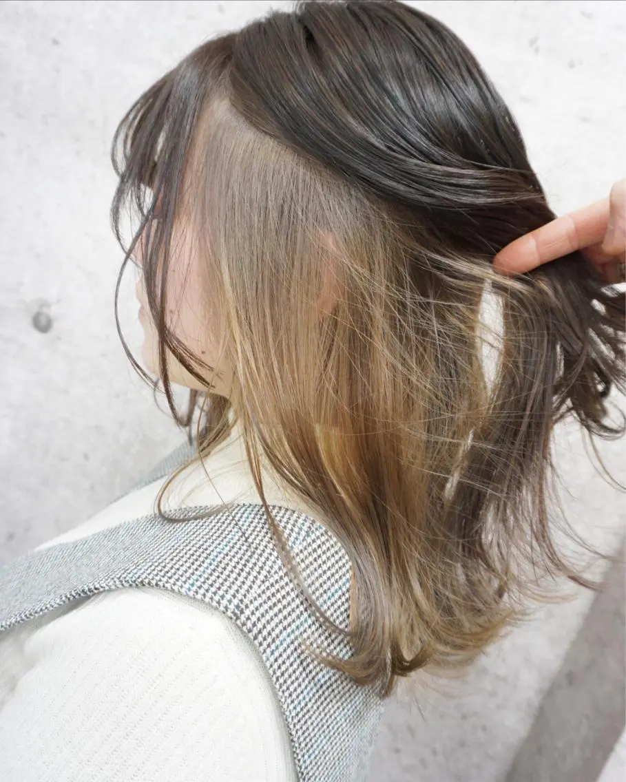 ミディアム カット ヘアカラー トリートメント hair teria ryu 大塚のヘアスタイル