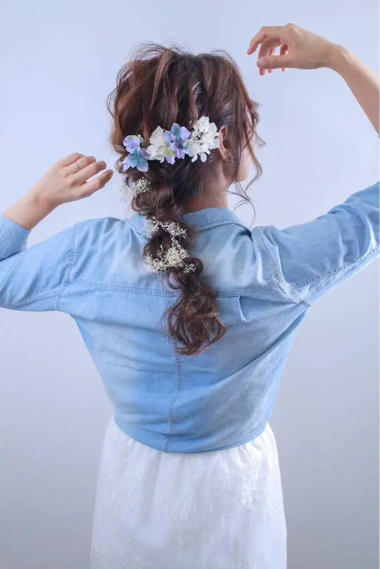 ロング カラー ヘアアレンジ 伊藤 裕貴のヘアスタイル