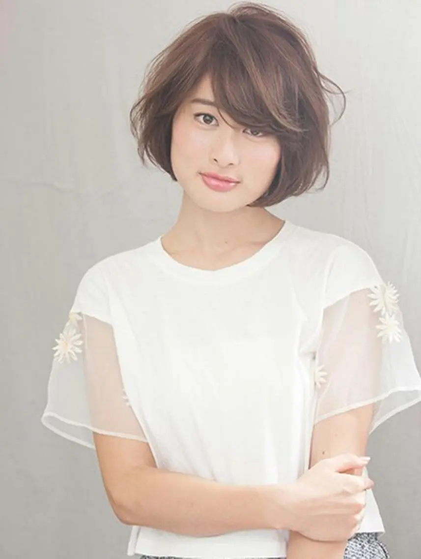 ショート ショートボブ ボブ ショートヘア 宇賀治 智のヘアスタイル