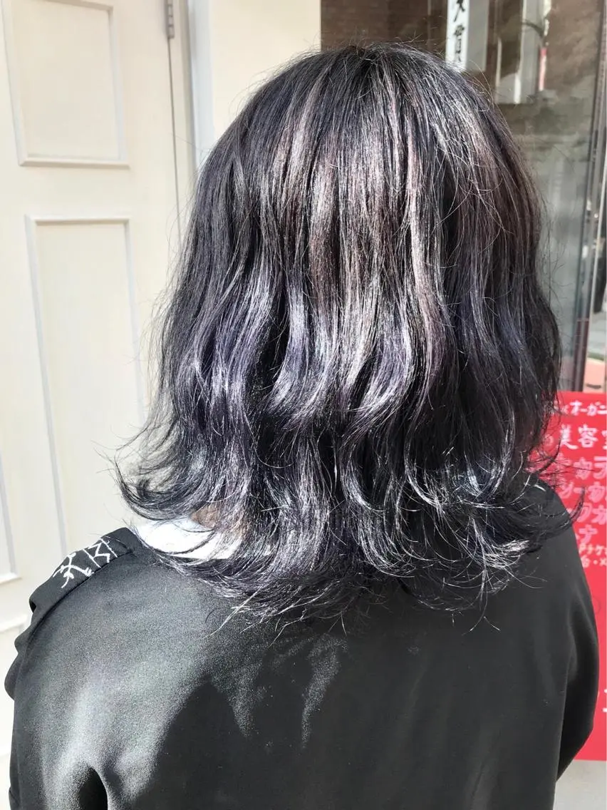 ミディアム カラー パープルカラー 🫟Blanco🫟 Color&Careのヘアスタイル