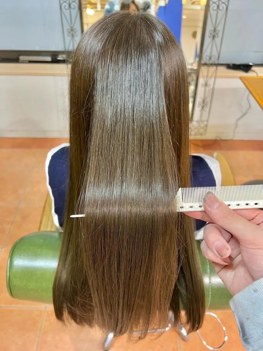 ロング カラー カット ヘアカラー トリートメント 石井 佑樹のヘアスタイル